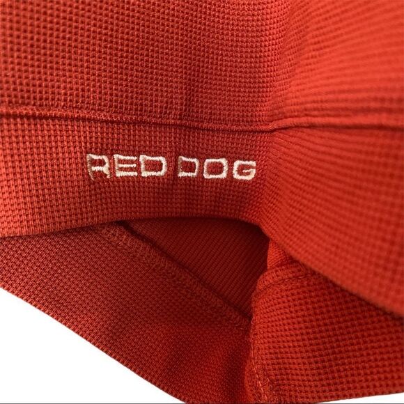 OOBE Hydrovent Mens Orange Polo Golf Shirt - Picture 3 of 5